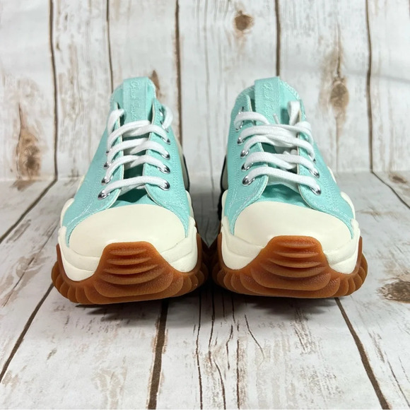 New Converse Run Star Motion Low Platform Water Droplets Green Sneakers - Picture 5 of 12